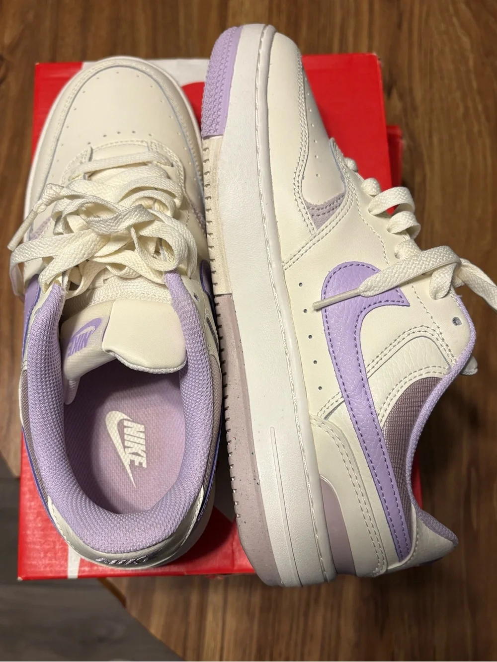 Nike Gamma Force Pale Ivory Lilac Bloom Low-Top Sneakers